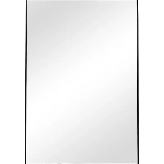 Sale Kirklands Home Simple Frame Rectangle Wall Mirror Black