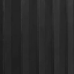 Online Kirklands Home Slatted Sliding Door Sideboard Black