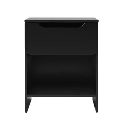 Hot Kirklands Home Stanley Single Drawer Nightstand Black