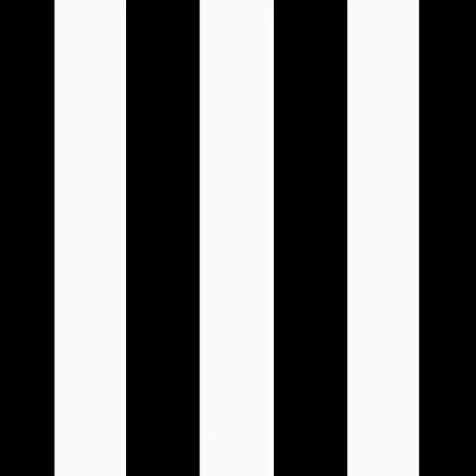 New Kirklands Home Stripe Luxe Outdoor Dining Chair Cushion Black