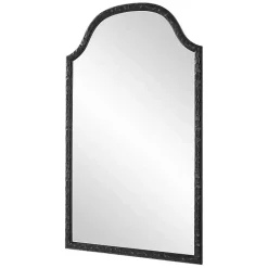 New Kirklands Home Black Textured Arch Wall Mirror