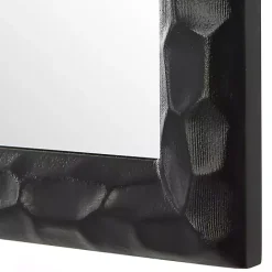 New Kirklands Home Black Textured Arch Wall Mirror