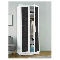 Hot Kirklands Home Textured Grassweave Peel & Stick Wallpaper Black