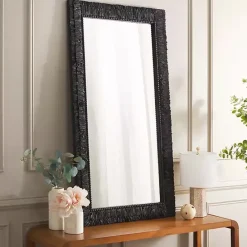 Hot Kirklands Home Textured Zoelle Wall Mirror Black