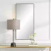 Best Kirklands Home Black Thin Frame Rectangle Wall Mirror