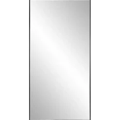 Best Kirklands Home Black Thin Frame Rectangle Wall Mirror