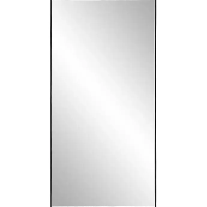 Best Kirklands Home Black Thin Frame Rectangle Wall Mirror
