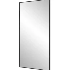 Best Kirklands Home Black Thin Frame Rectangle Wall Mirror