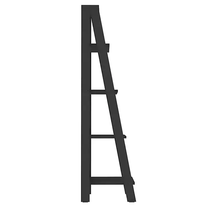 Hot Kirklands Home 4-Tier Ladder Bookshelf Black