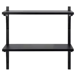 Online Kirklands Home Traditional Two-Tiered Wall Shelf Black