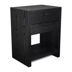 Kirklands Home Vivara 2-Drawer Nightstand Black