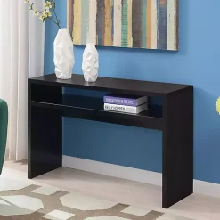 Sale Kirklands Home Wakefield Tiered Console Table Black