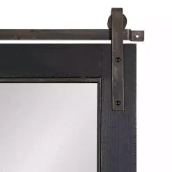 New Kirklands Home Windowpane Kates Mirror, 23x36 in. Black