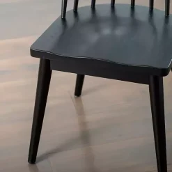 Kirklands Home Windsor Dining Chair Black