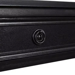 Best Kirklands Home Wood 2-Drawer Barrett Console Table Black