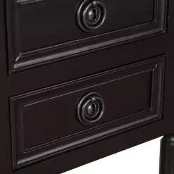 Best Kirklands Home Wood 4-Drawer Barrett Console Table Black