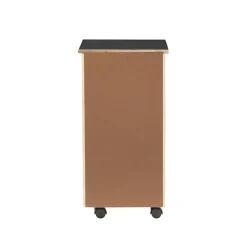 Outlet Kirklands Home Wood 6-Drawer Cary Storage Cart Black