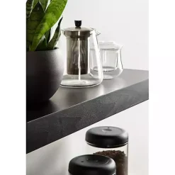 Discount Kirklands Home Black Wood 2-pc. Floating Shelves, 24 in.