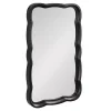 Discount Kirklands Home Black Wood Scalloped Leigh Wall Mirror