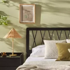 Best Kirklands Home Wood Spindle Headboard Queen Bed Black