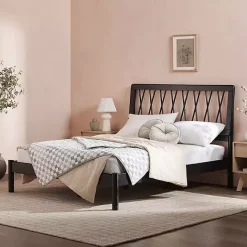 Clearance Kirklands Home Wood Spindle Headboard Full Bed Black