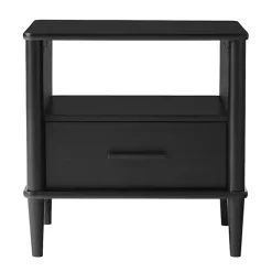 Best Kirklands Home Wood Spindle Leg Nightstand Black
