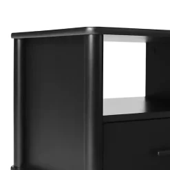 Best Kirklands Home Wood Spindle Leg Nightstand Black