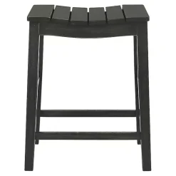 Best Kirklands Home Wood Whitcombe Counter Stools, Set of 2 Black