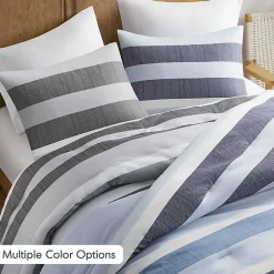 Hot Kirklands Home Blake Blue Stripe 3-pc. Full/Queen Comforter Set