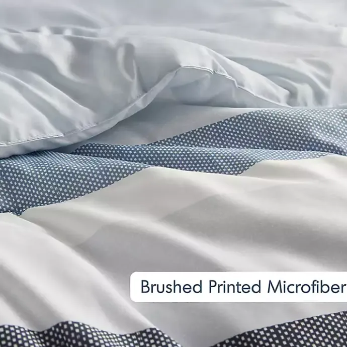 Hot Kirklands Home Blake Blue Stripe 3-pc. Full/Queen Comforter Set