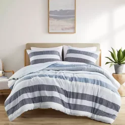 Outlet Kirklands Home Blake Blue Stripe 2-pc. Twin/Twin XL Comforter Set