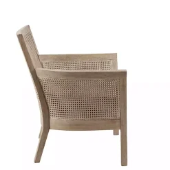 Kirklands Home Blake Cane Back Accent Chair Tan