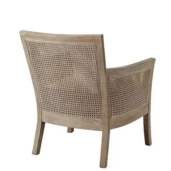 Kirklands Home Blake Cane Back Accent Chair Tan