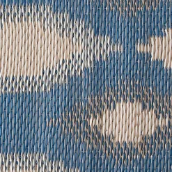 Online Kirklands Home Blue & Gray Diamond Stripe Outdoor Area Rug, 3x6