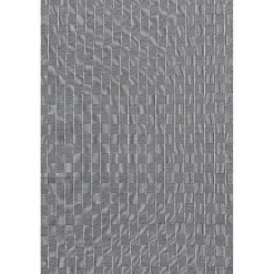 Best Kirklands Home Blue & Ivory Checkered Indoor/Outdoor Runner, 3x8