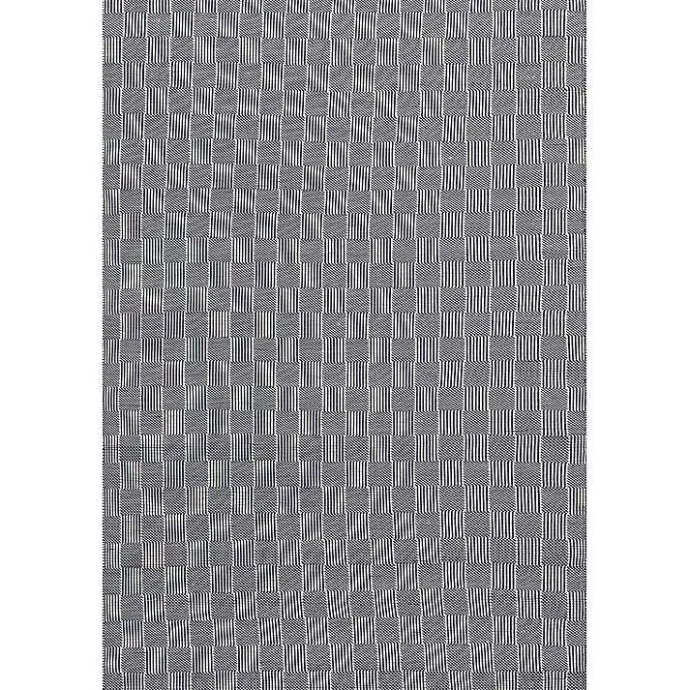 Online Kirklands Home Blue & Ivory Checkered Indoor/Outdoor Rug, 8x10