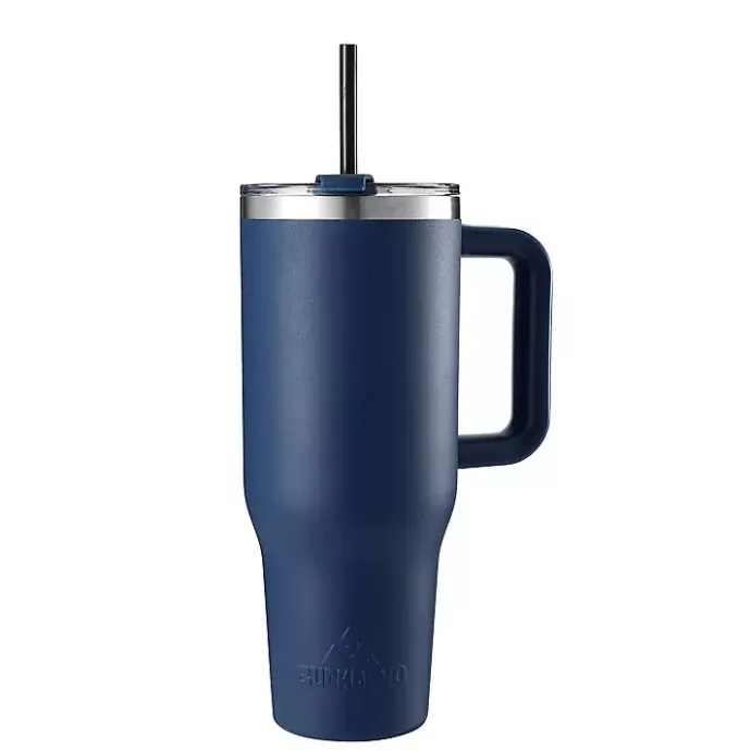 New Kirklands Home 40 oz. Insulated Travel Tumbler Blue