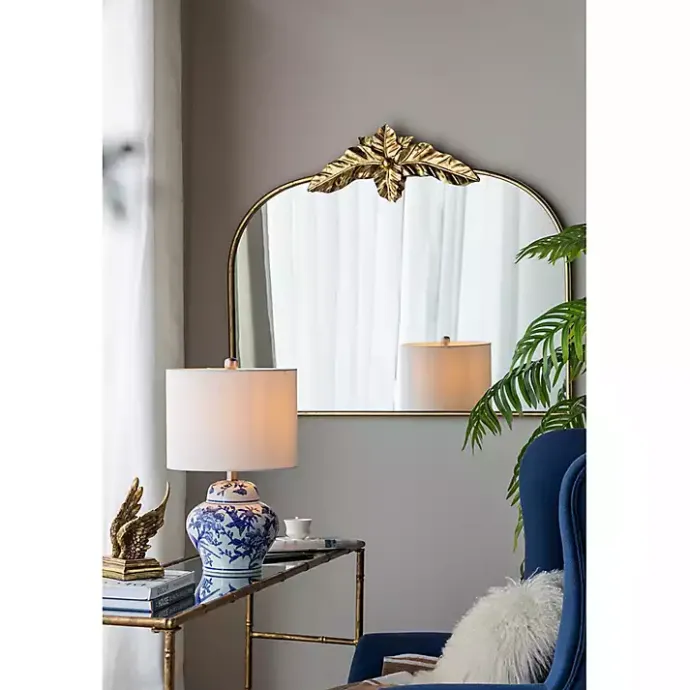 Sale Kirklands Home Blue & Floral Ceramic Table Lamp White