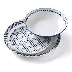Hot Kirklands Home Blue & White Harbour 12-pc. Dinnerware Set