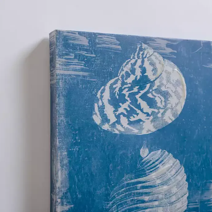 Outlet Kirklands Home Blue & White Seashells Canvas Art Prints, Set of 2