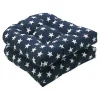 Kirklands Home Blue & White Stars Outdoor Seat Cushions, Set of 2