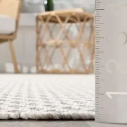 Hot Kirklands Home Blue & White Trellis Indoor/Outdoor Rug, 4x6