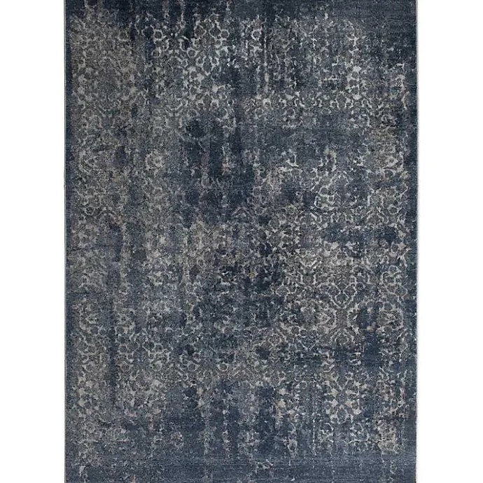 Kirklands Home Abstract Area Rug, 5x7 Blue