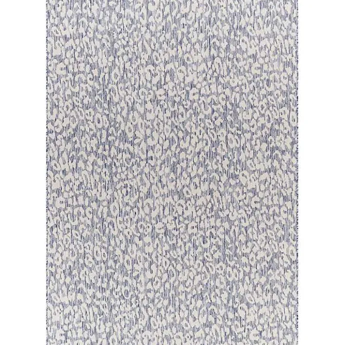 Kirklands Home Blue Amur Outdoor Rug, 5x7