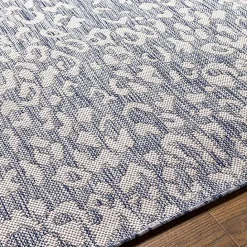 Kirklands Home Blue Amur Outdoor Rug, 5x7