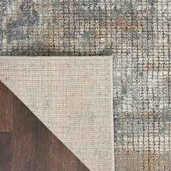Hot Kirklands Home Blue and Beige Tally Textured Area Rug, 3x5