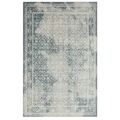 Discount Kirklands Home Blue and Cream Blackwell Area Rug, 6x9