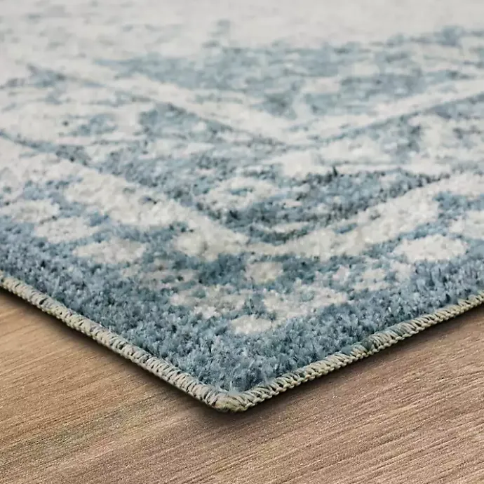 Discount Kirklands Home Blue and Cream Blackwell Area Rug, 6x9