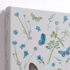 Hot Kirklands Home Blue and Green Butterflies Canvas Prints, Set of 2