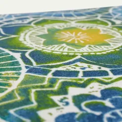 New Kirklands Home Blue and Green Lagoon Outdoor Settee Cushion